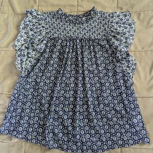 Rachel Zoe Sheer Floral Blouse